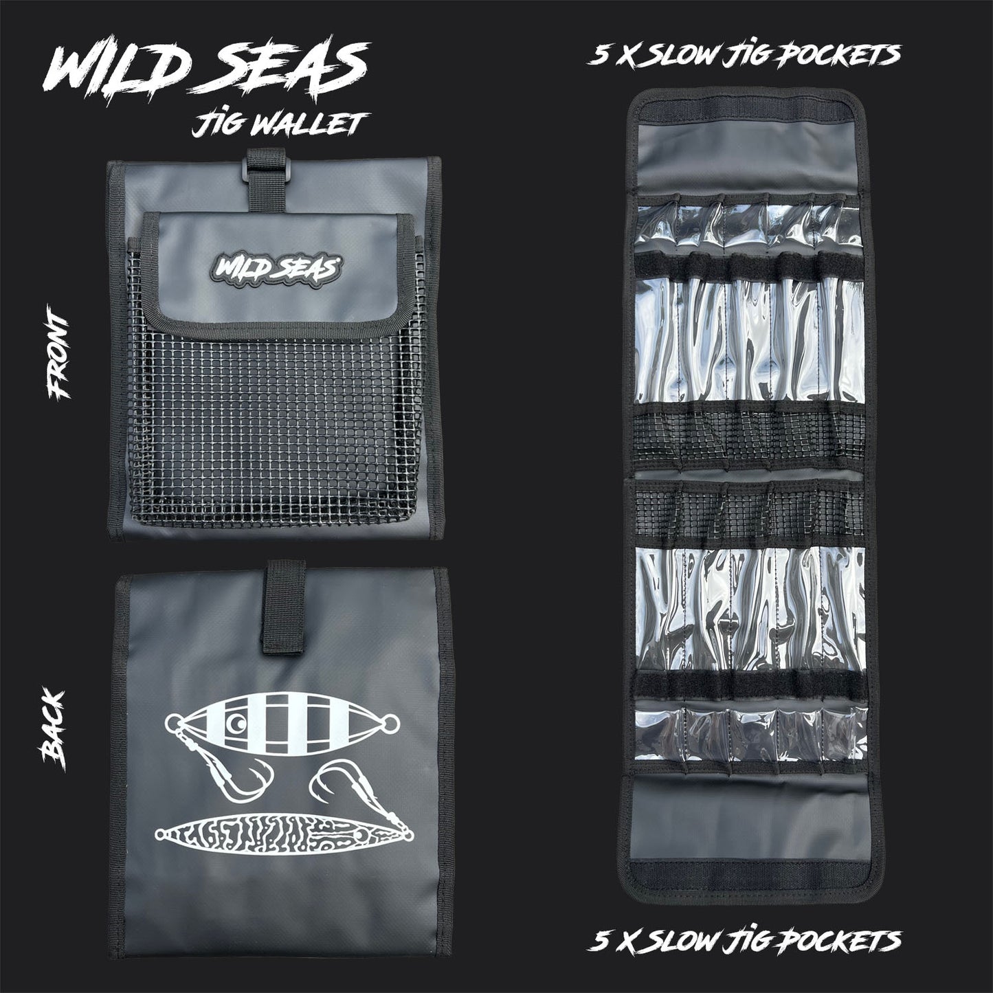 Wild Seas Slow Jig Storage Wallet