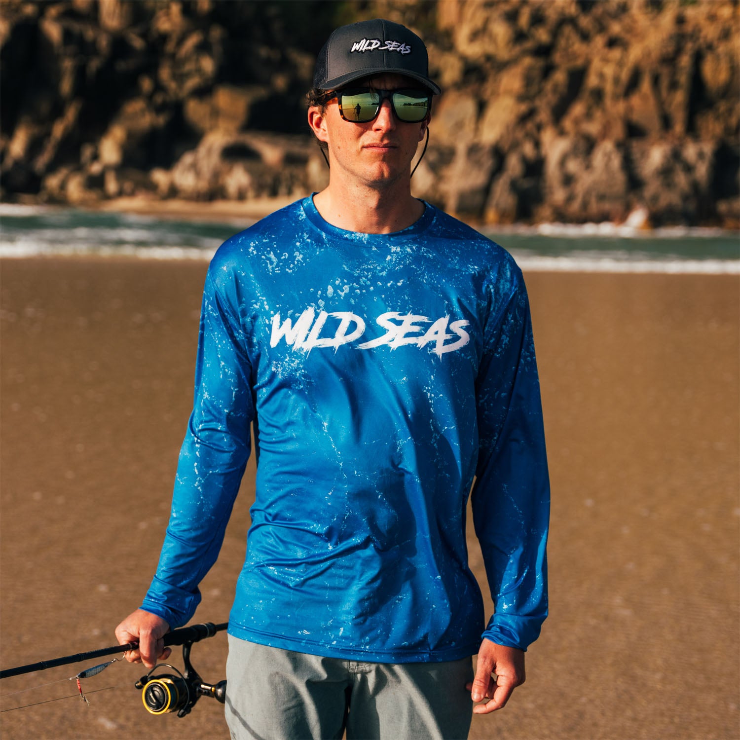 Long Sleeve Fishing Sun Protection Clothing For Fishing Wild Seas