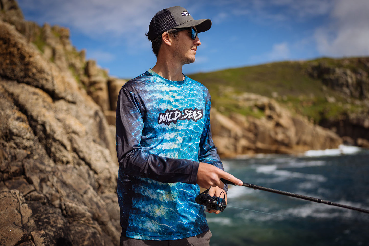 Fishing in the WIld Seas Performance UV Fishing Top