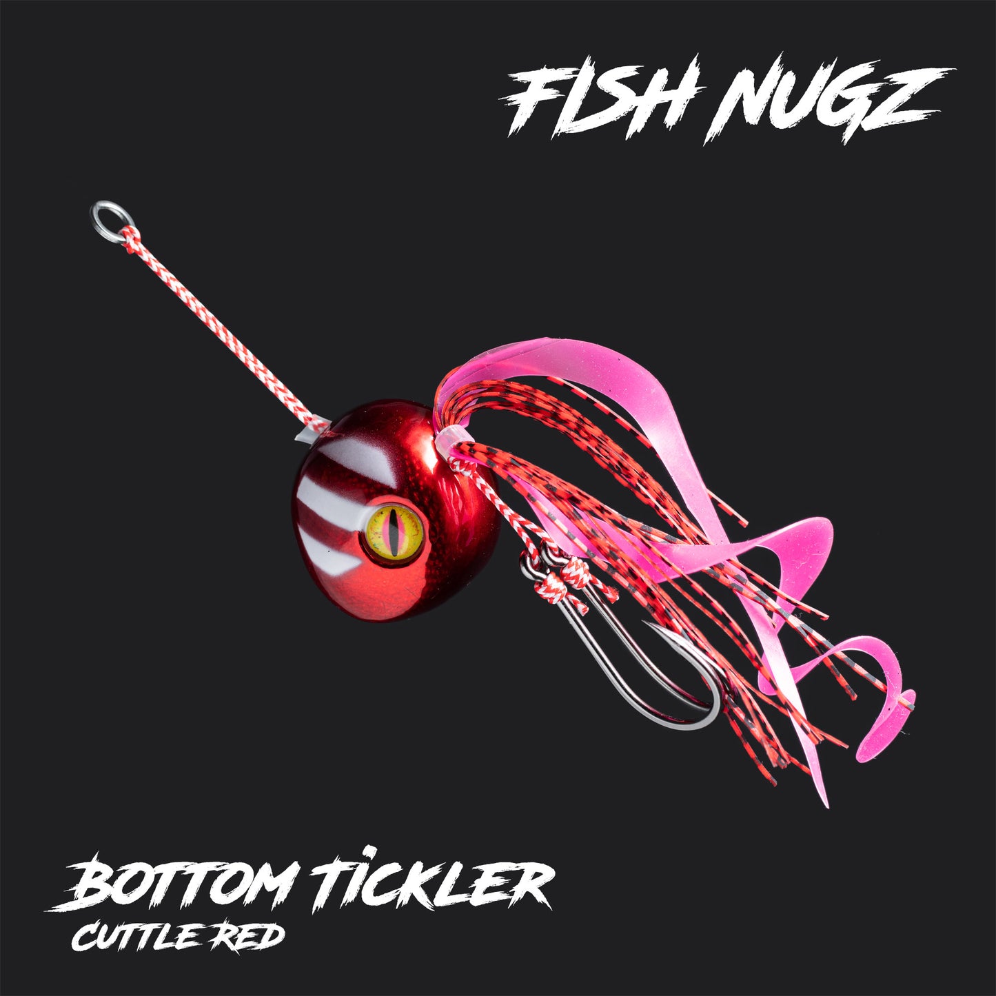 Fish Nugz Bottom Tickler Kabura Jig - Cuttle Red Colour