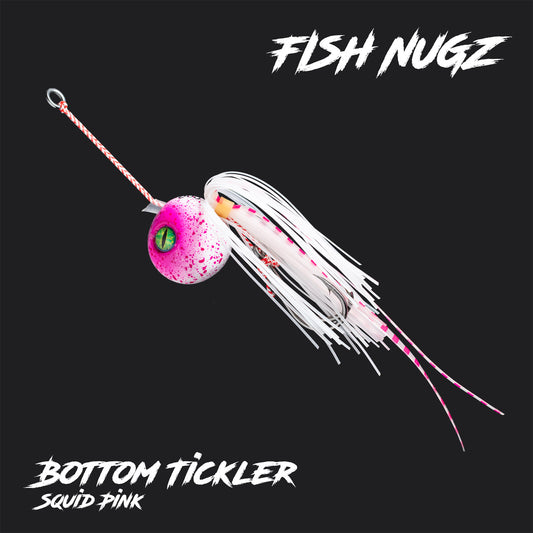 Fish Nugz Bottom Tickler Kabura Jig - Squid Pink Colour