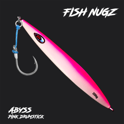 Fish Nugz Abyss Speed Jig in Pink Glow Job colour