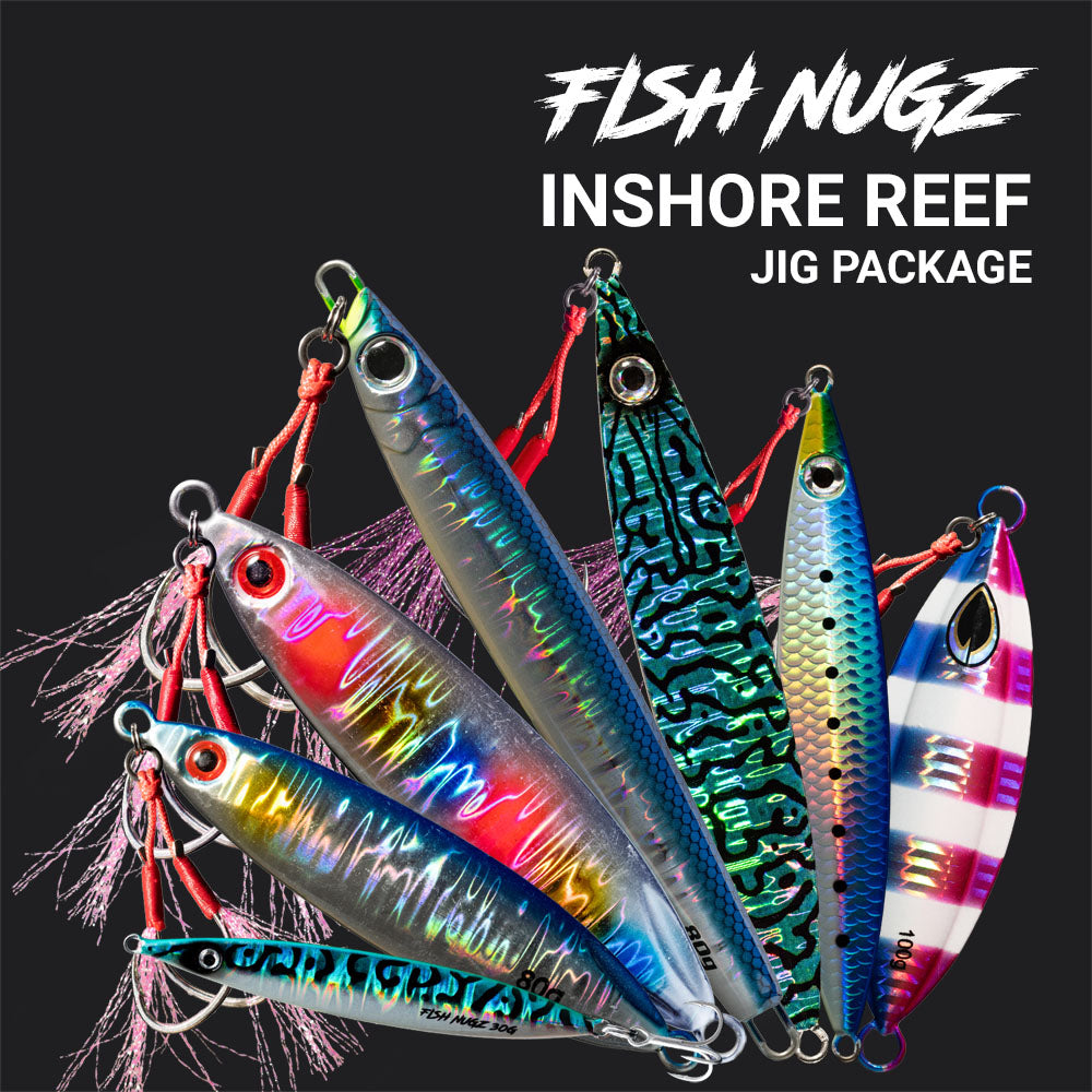 Fish Nugz Slow Jig Fishing Start Package for Inshore Reefs