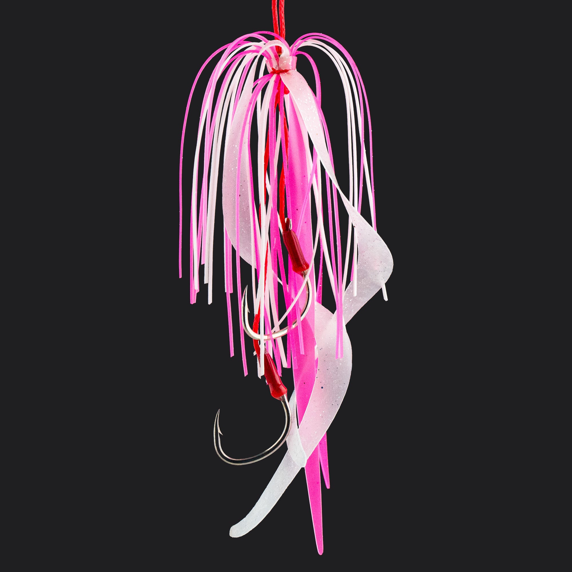 Fish Nugz Kraken Kabura Skirt and Hooks detail