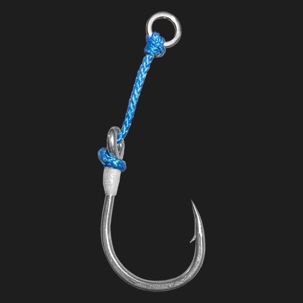 Fish Nugz Single Haulin Assist Hook with Solid Ring for Jig Fishing