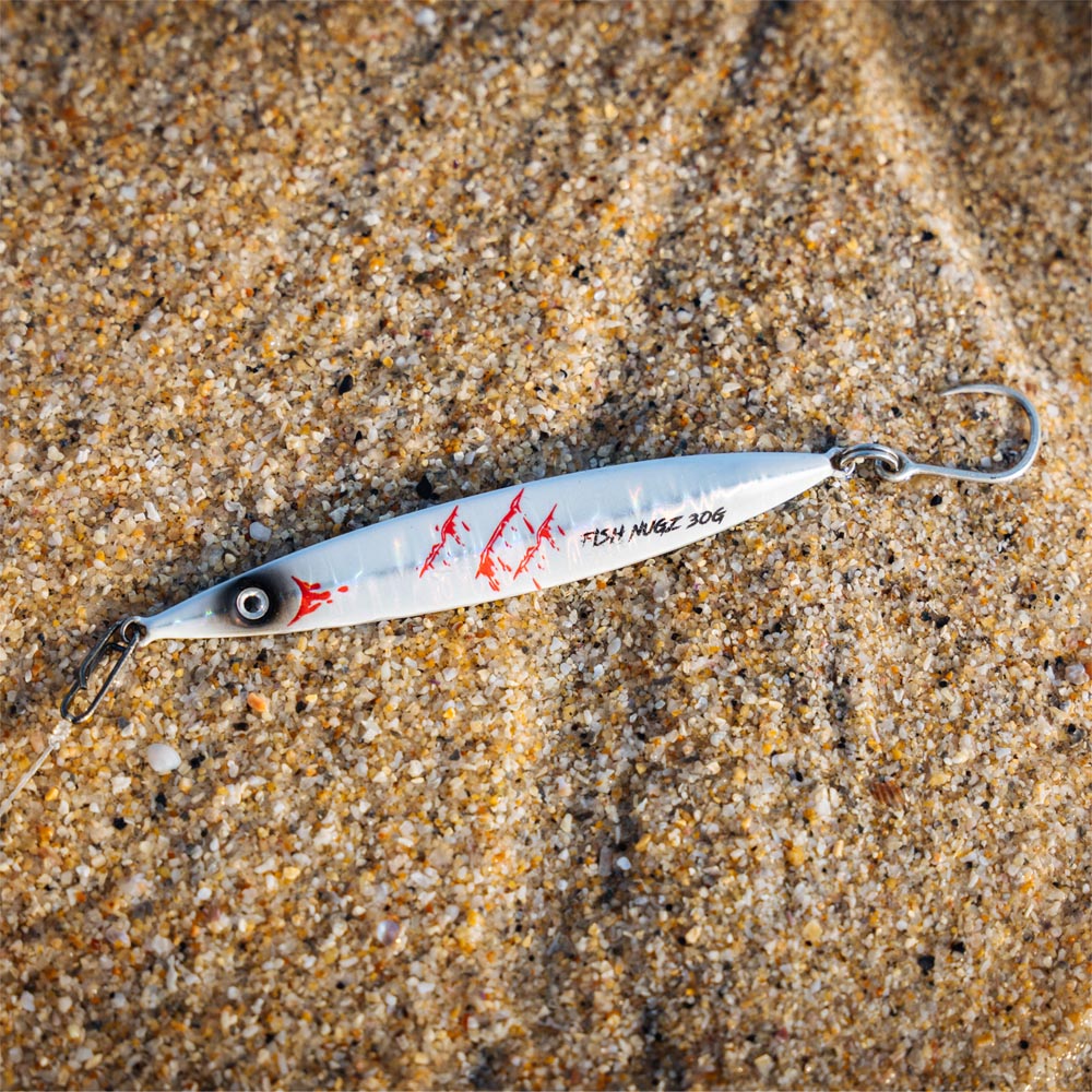 Fish Nugz Slayer Cast Jig rigged with an Inline Single Hook