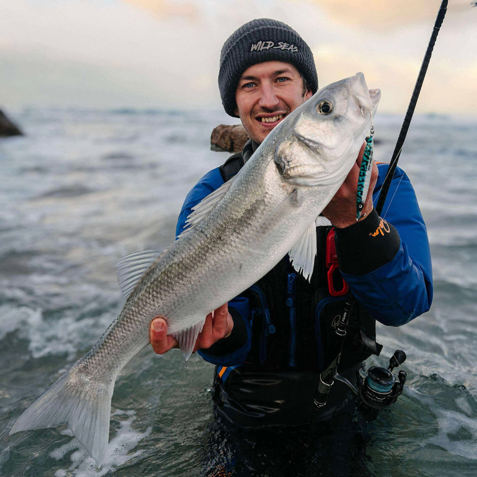 A Bass caught using the Fish Nugz Slayer Casting Jig