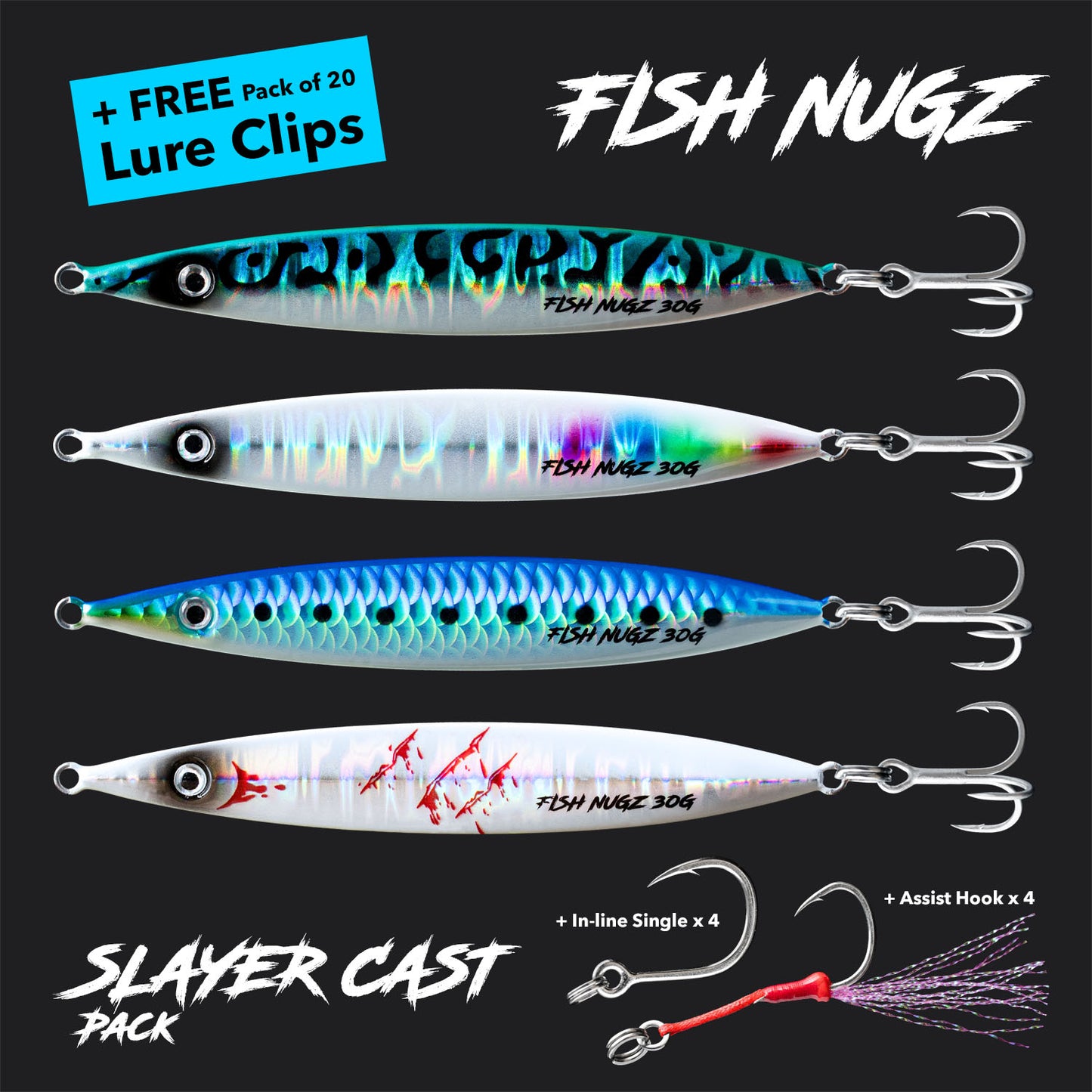 Fish Nugz Slayer Casting Jig Bundle