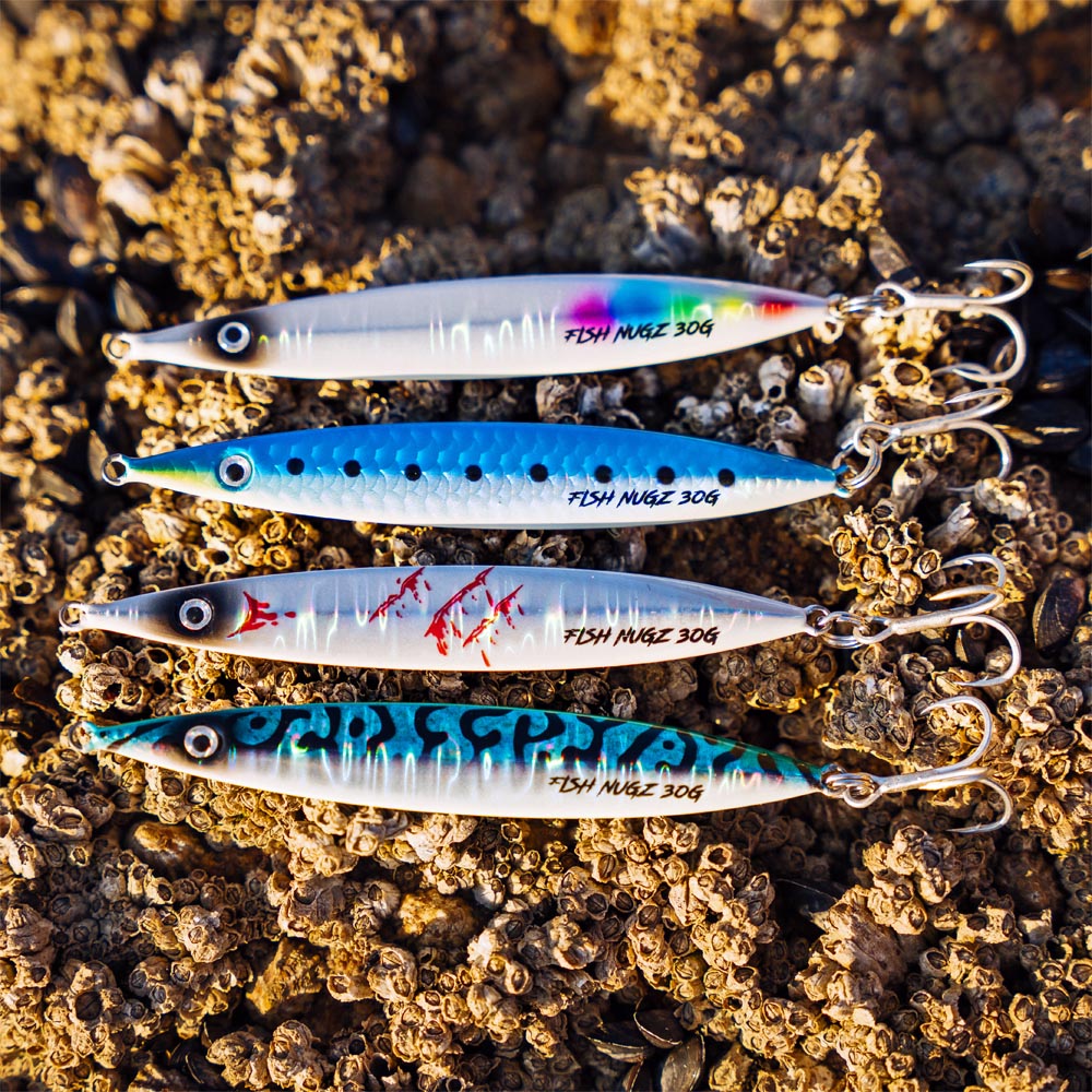 Fish Nugz Slayer Cast Jig rigged with a Treble Hook