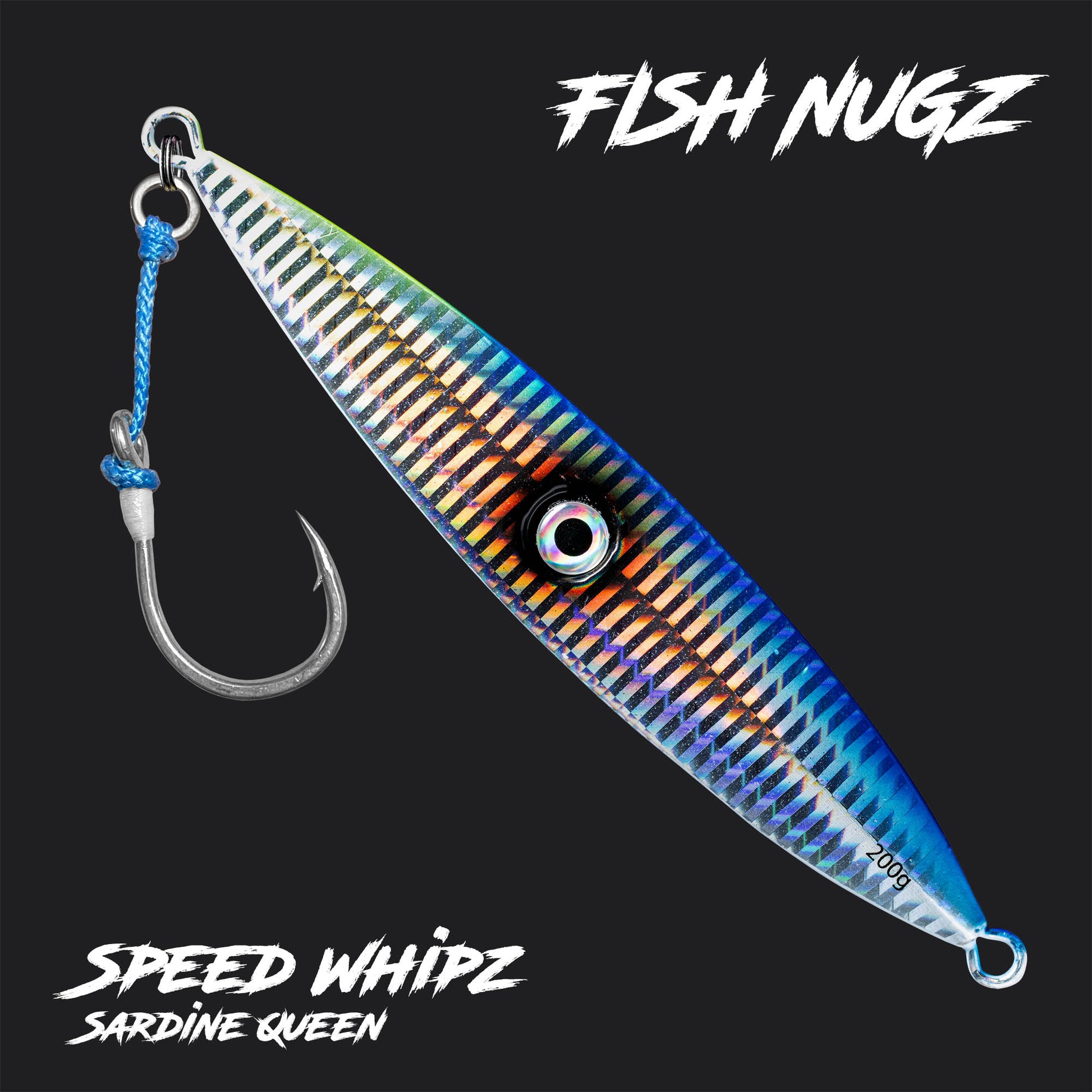 Fish Nugz Speed Whipz Jig in Sardine Queen Colour