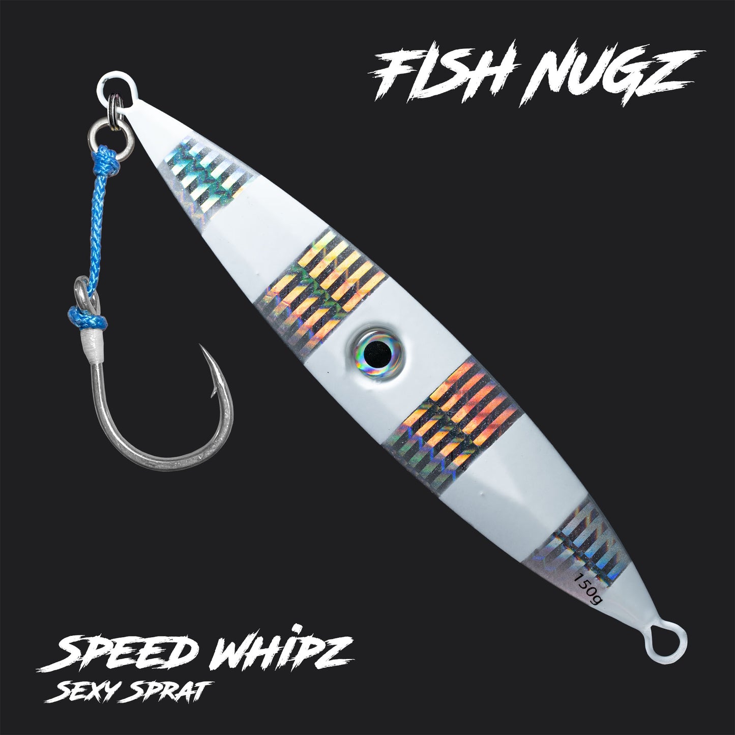 Fish Nugz Speed Whipz Jig in Sext Sprat Colour