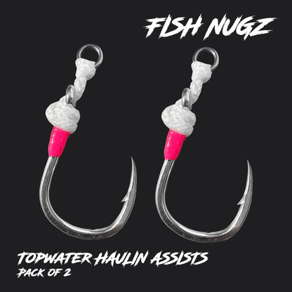 Fish Nugz Topwater Haulin Assist Hooks