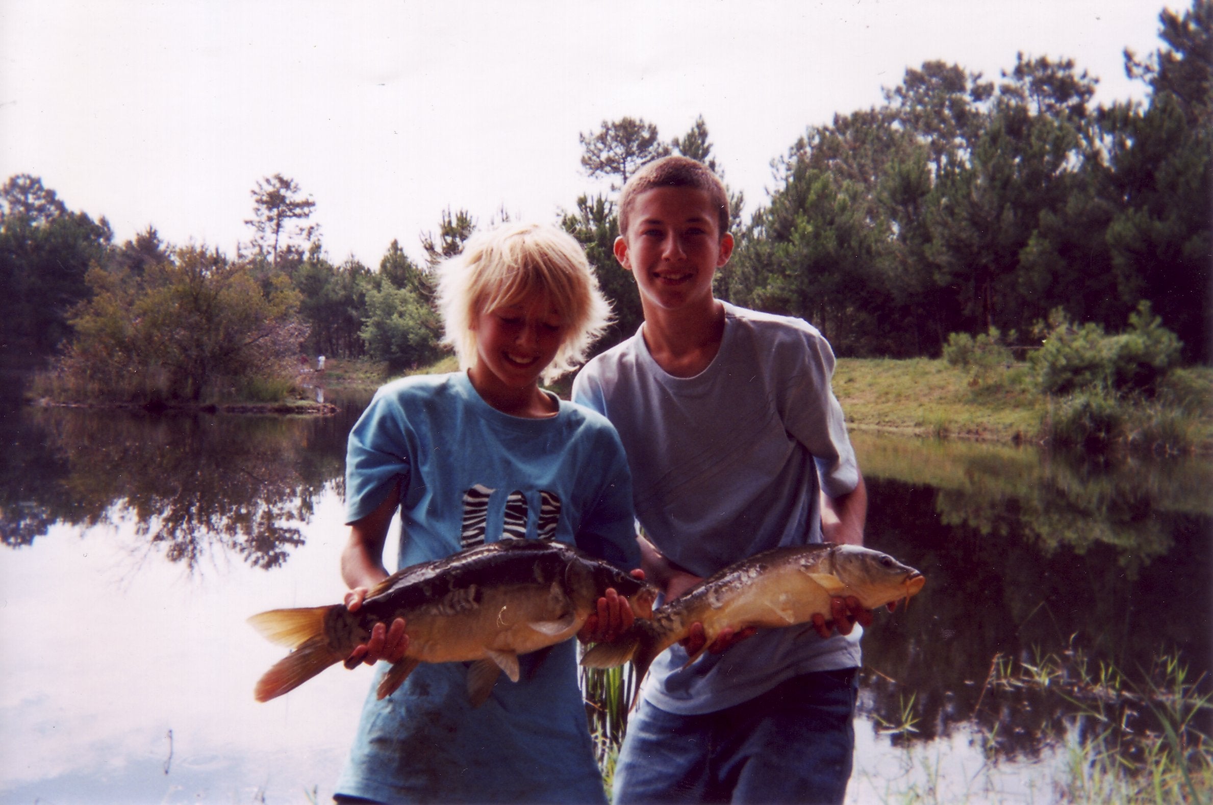 Liam and Kieren Carp Fishing