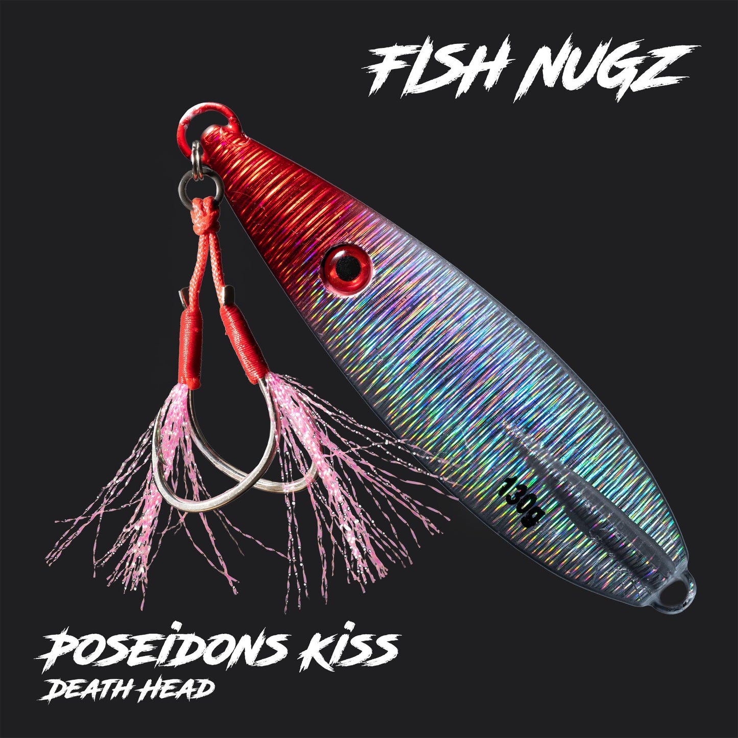 Fish Nugz Poseidons Kiss Slow Jig in Death Head Colour