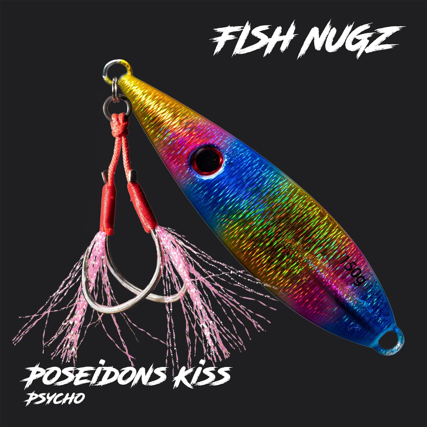 Fish Nugz Poseidons Kiss Slow Jig in Psycho Colour
