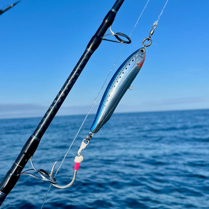 Tackle House Britt 145 rigged with Fish Nugz Topwater Haulin Assist Hook