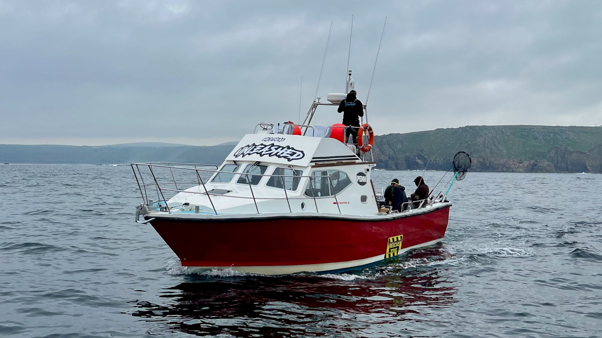 Unleashed Fishing Charter Boat - Newlyn Cornwall