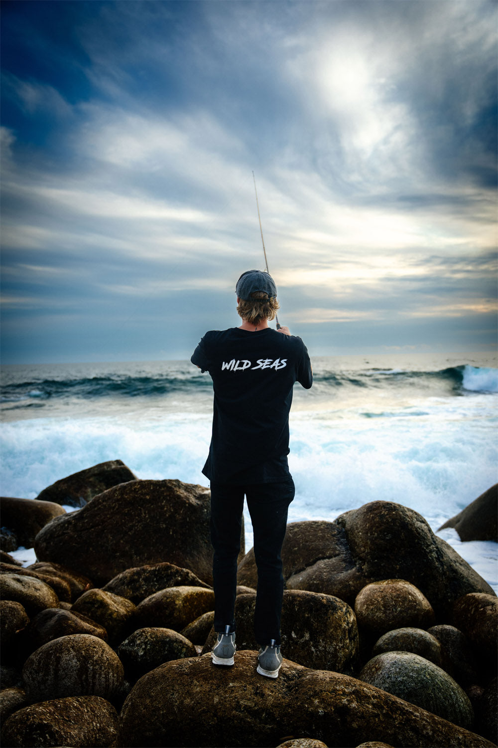 Fishing in the Wild Seas Classic Logo T-Shirt