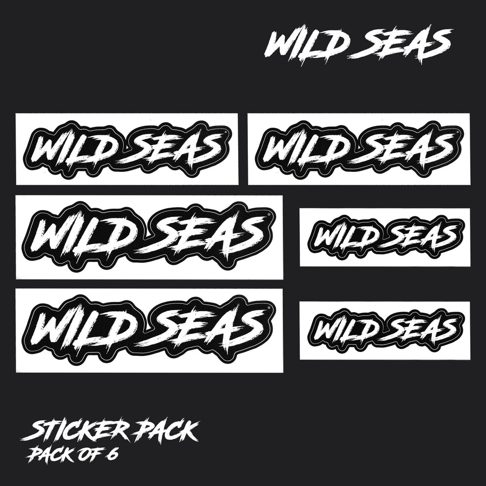 Wild Seas Stickers for Boats, Kayaks & Tackle Boxes – Wild Seas Fishing