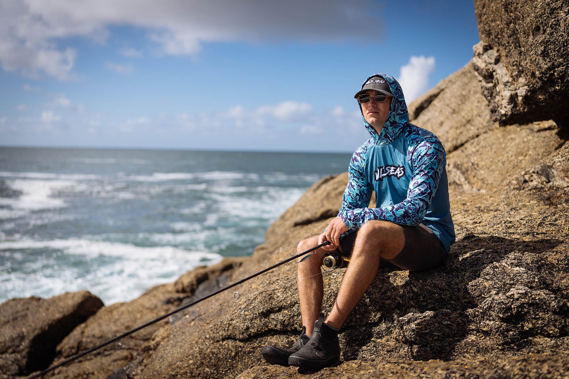 Fishing in the Wild Seas Performance UV Hoodie 