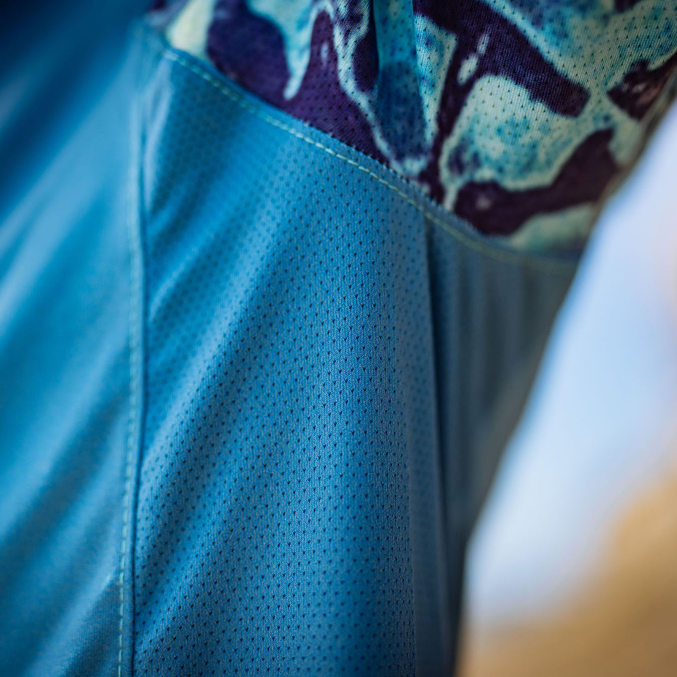 Vented sides and under arms on the Wild Seas Performance UV Hoodie