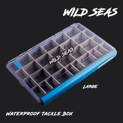 Wild Seas Waterproof Tackle Box - Large Size