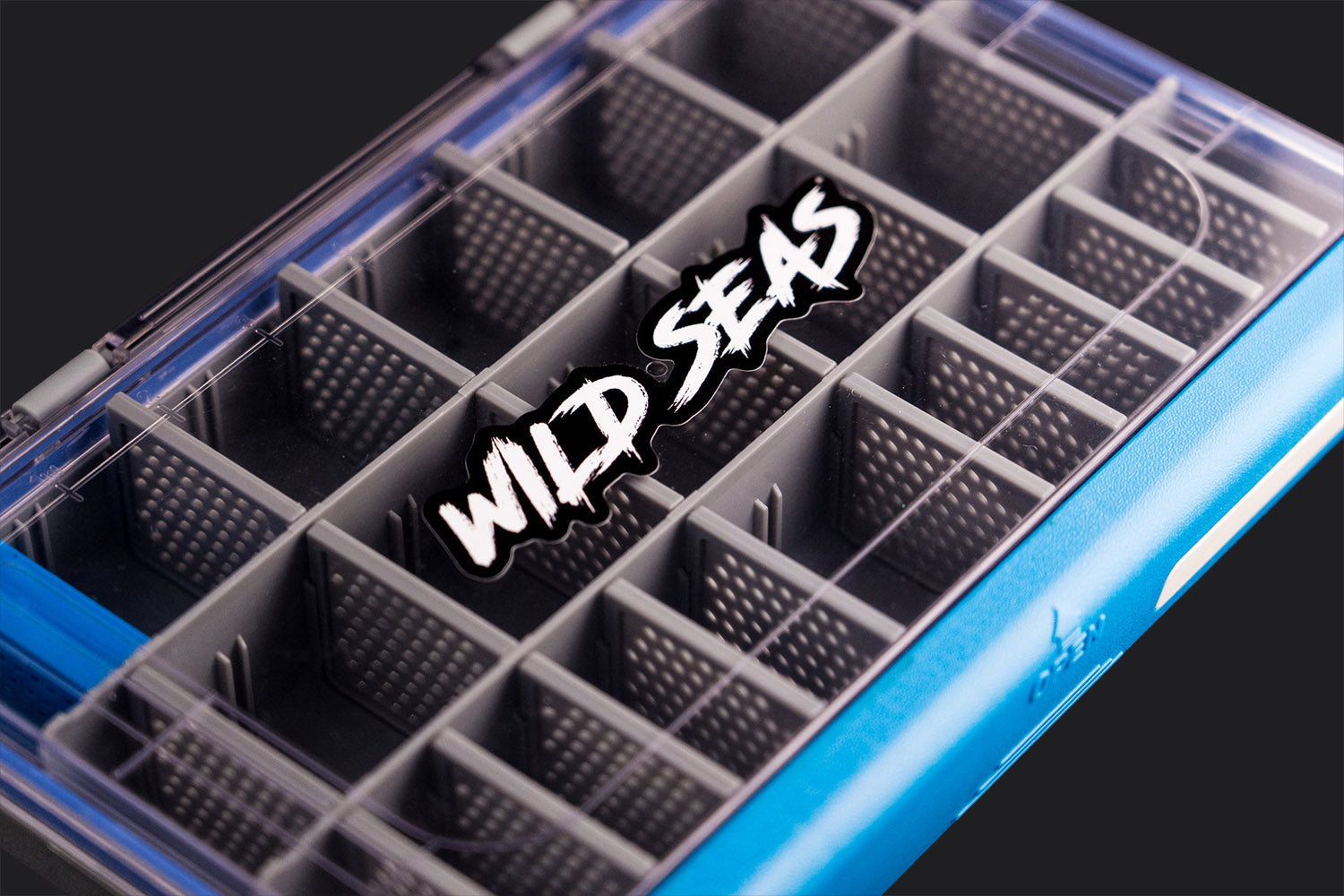Wild Seas Waterproof Tackle Box with Clear Lid Design