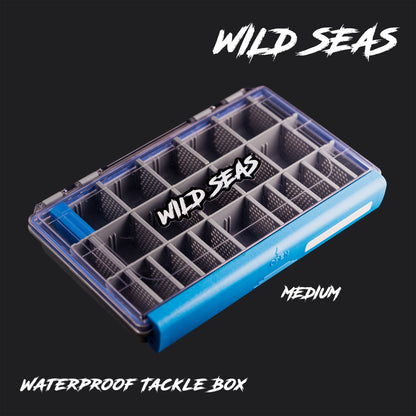 Wild Seas Waterproof Tackle Box - Medium Size