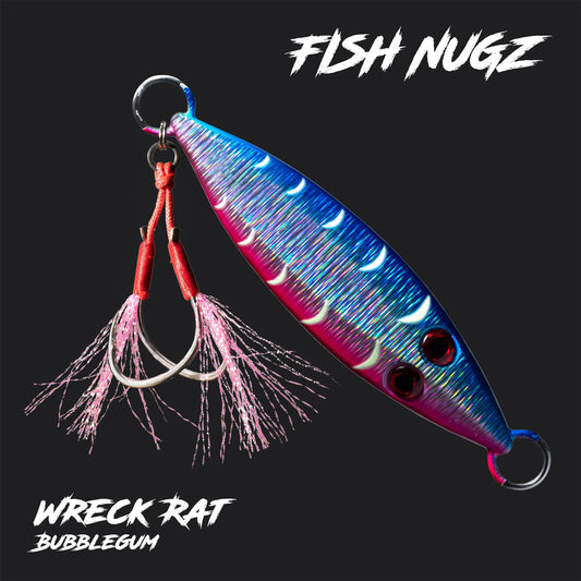 Fish Nugz Wreck Rat Slow Jig in Bubblegum Colour