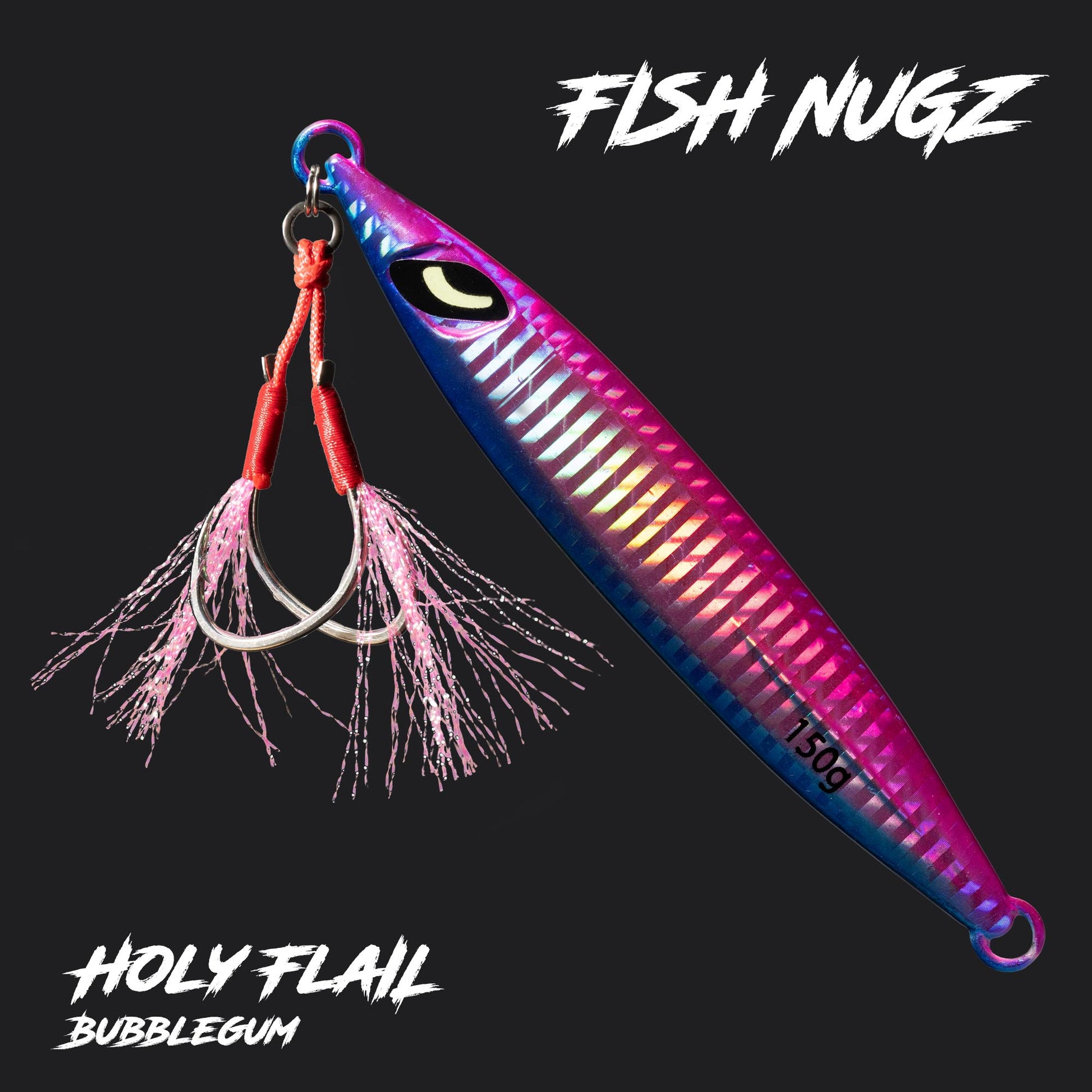 Fish Nugz Holy Flail Jig - Bubblegum Colour
