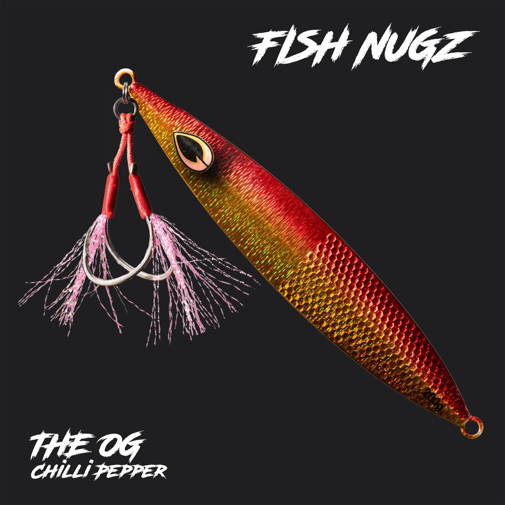 Fish Nugz The OG Slow Jig in Chilli Pepper Colour
